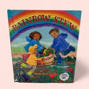 Autographed Copy! Rainbow Stew by Cathryn Falwell Hardcover Children’s Book DJ